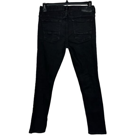 Pacsun Mens SZ 31x32 Skinny Jeans 5-Pocket Zip-Fly Comfort Stretch Black - Picture 4 of 12